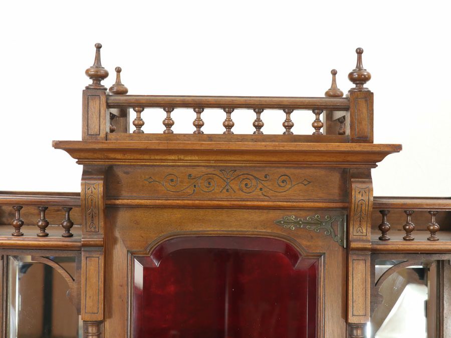 アンティーク家具 キャビネット 65195