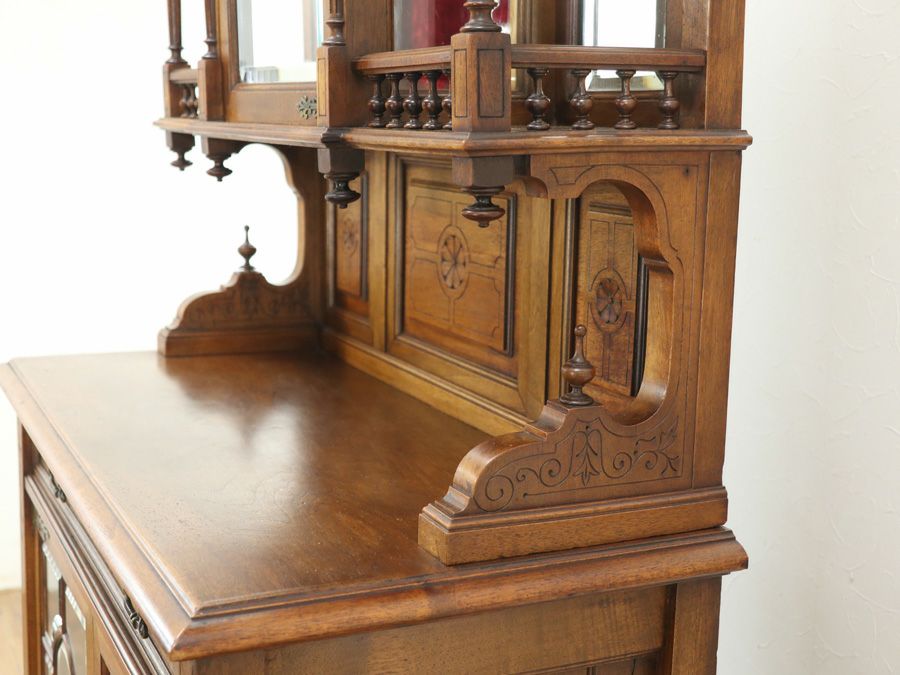 アンティーク家具 キャビネット 65195