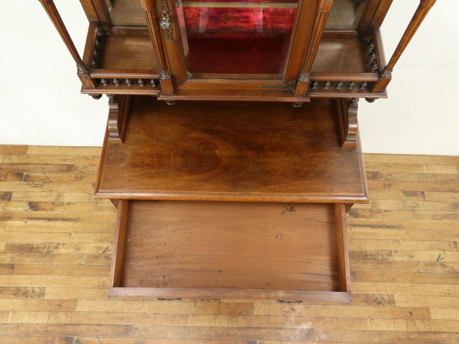 アンティーク家具 キャビネット 65195