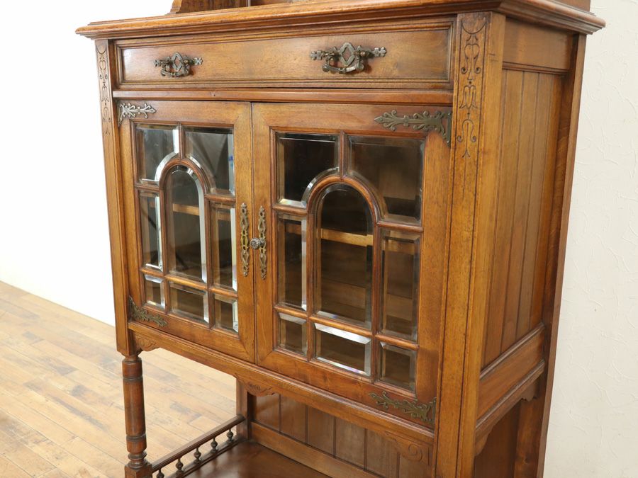 アンティーク家具 キャビネット 65195
