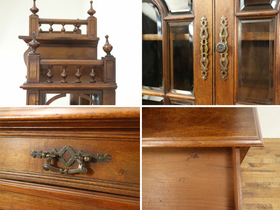 アンティーク家具 キャビネット 65195