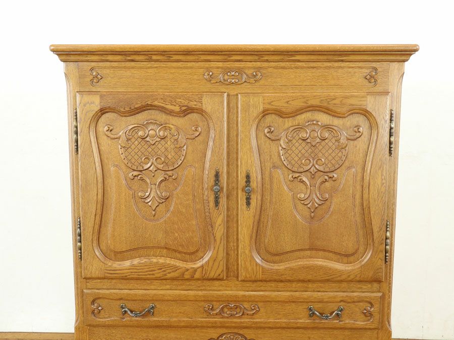 アンティーク家具 キャビネット 65296