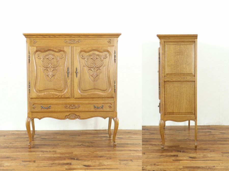 アンティーク家具 キャビネット 65296