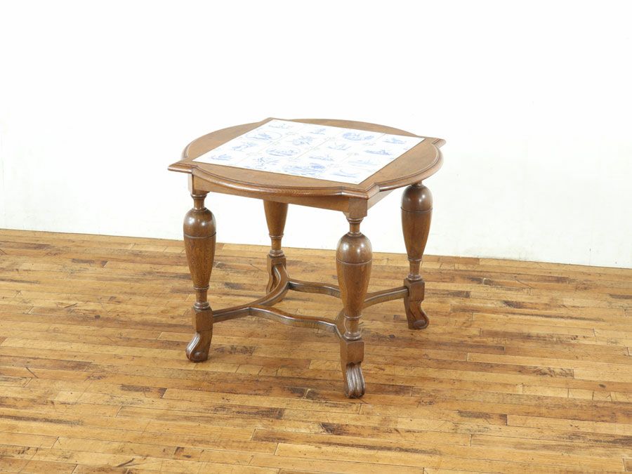 アンティーク家具 タイルテーブル 65281