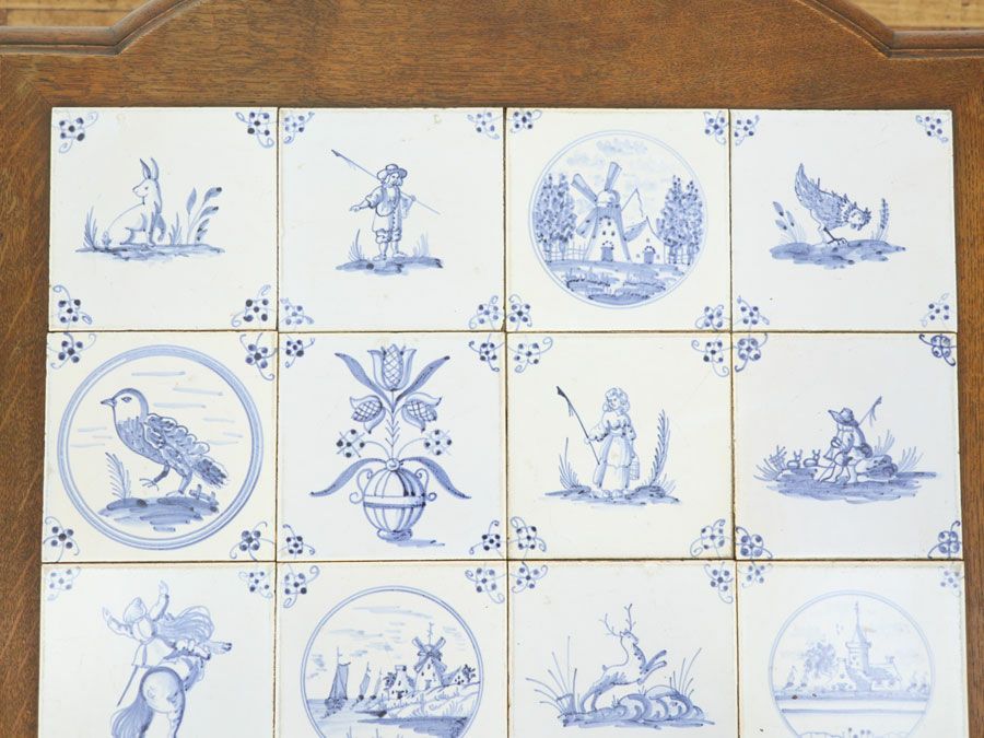 アンティーク家具 タイルテーブル 65281