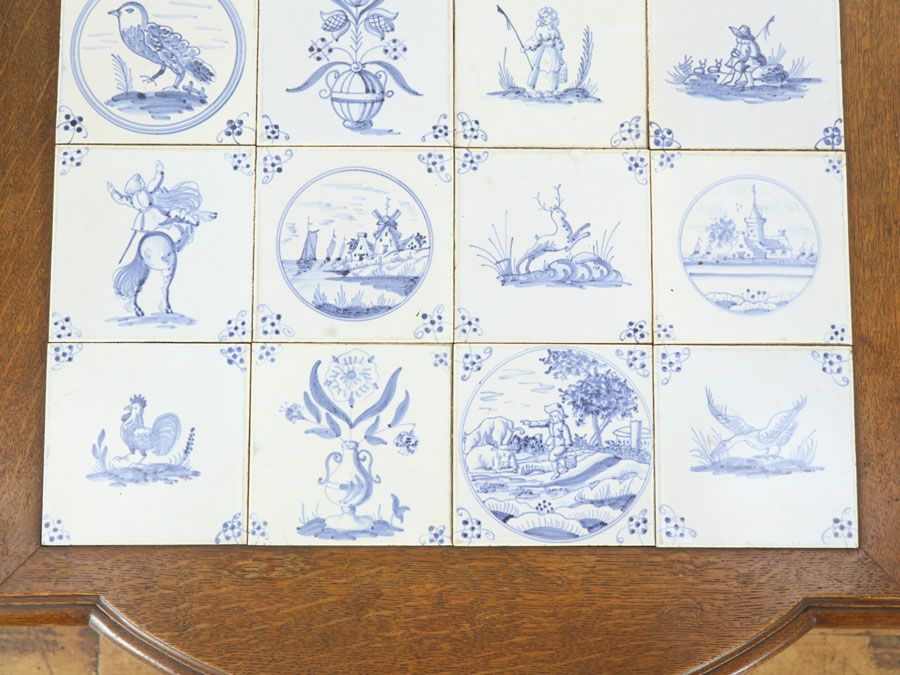 アンティーク家具 タイルテーブル 65281