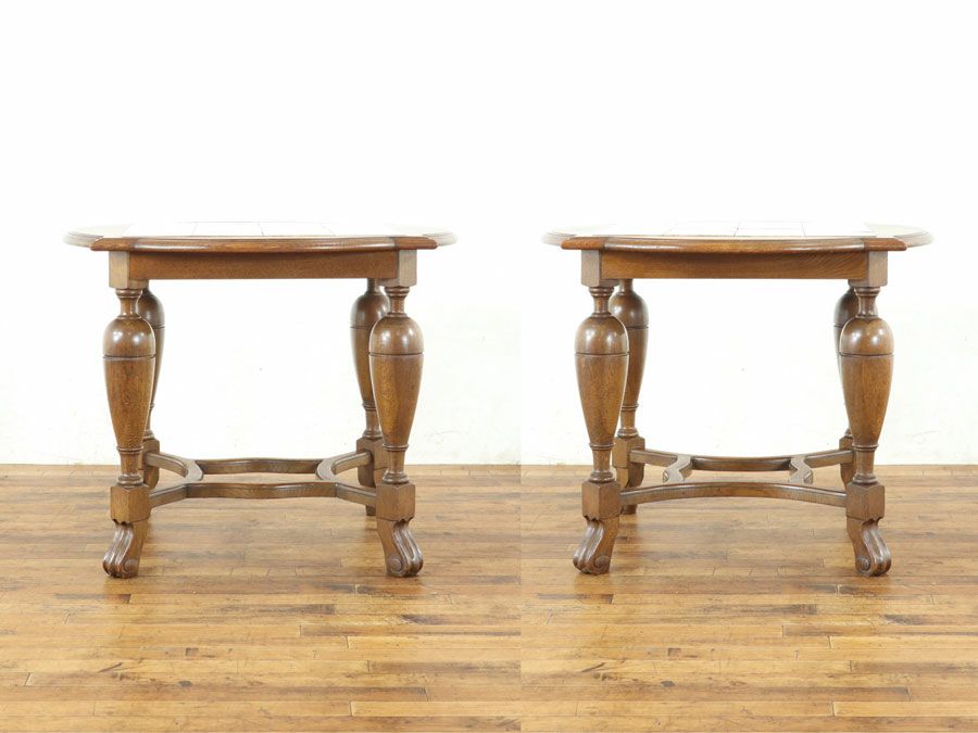 アンティーク家具 タイルテーブル 65281
