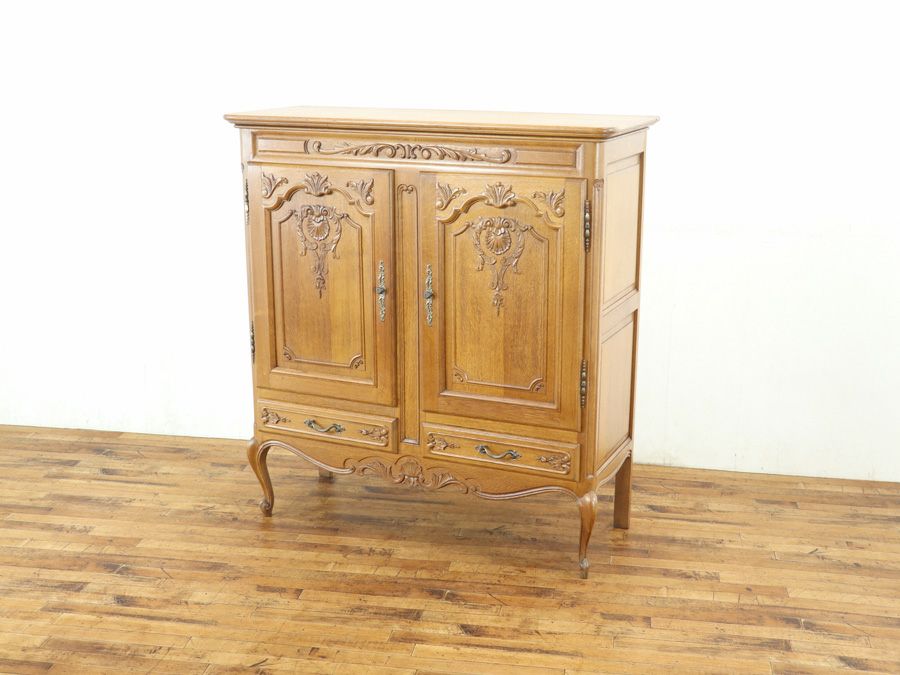 アンティーク家具 キャビネット 65234