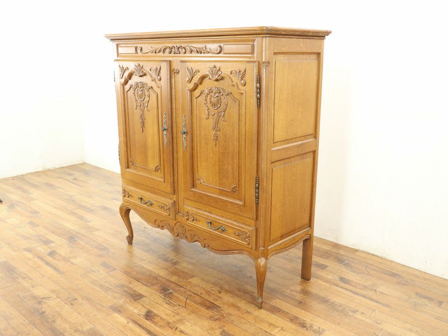 アンティーク家具 キャビネット 65234