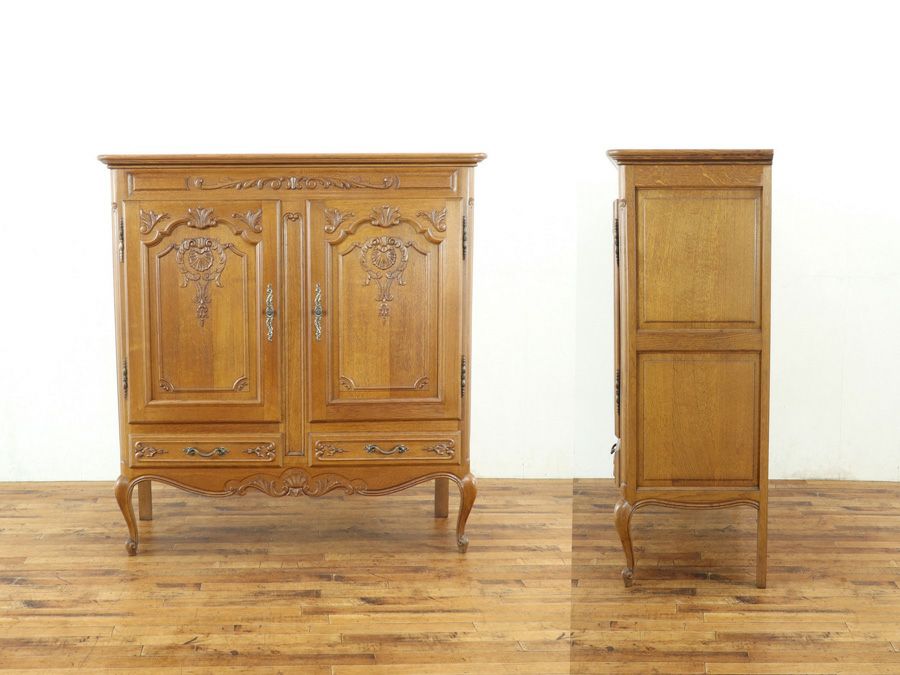 アンティーク家具 キャビネット 65234