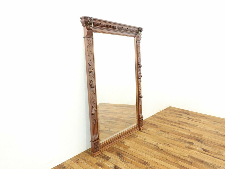 アンティーク家具 オーバーマントルミラー 65260