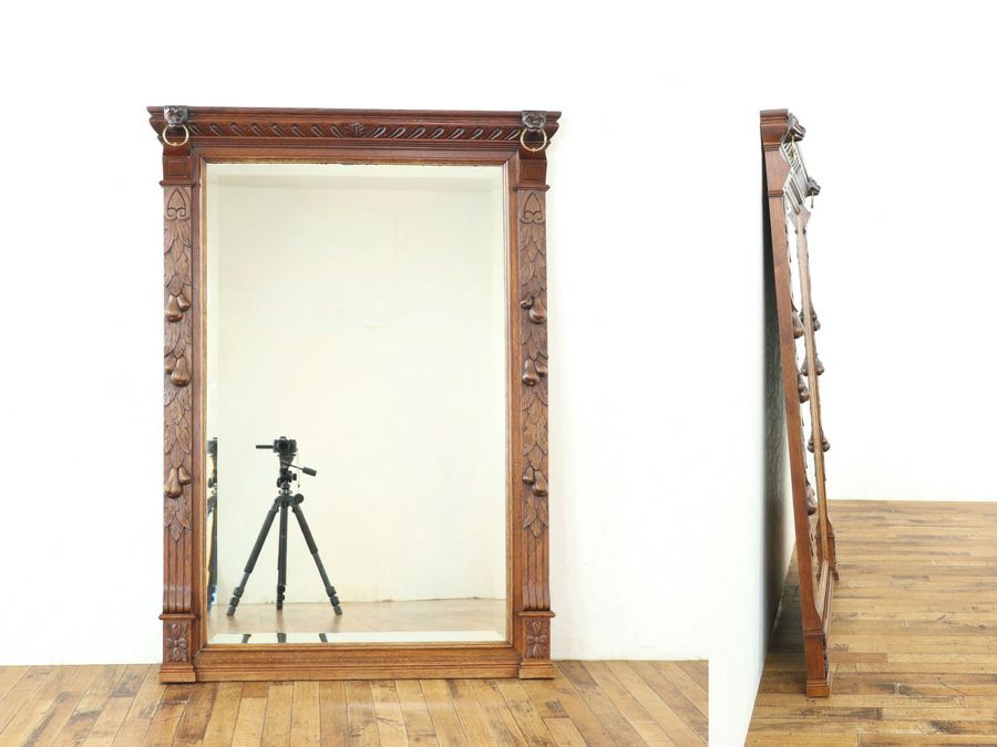 アンティーク家具 オーバーマントルミラー 65260
