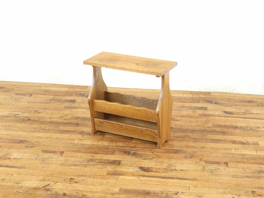 アンティーク家具 マガジンラック 65263c