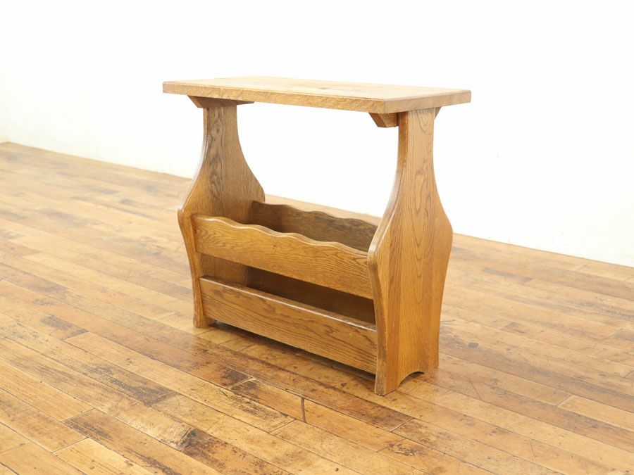 アンティーク家具 マガジンラック 65263c
