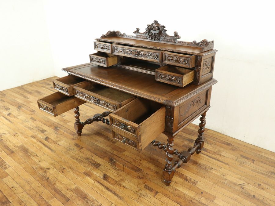 アンティーク家具 デスク 65292a