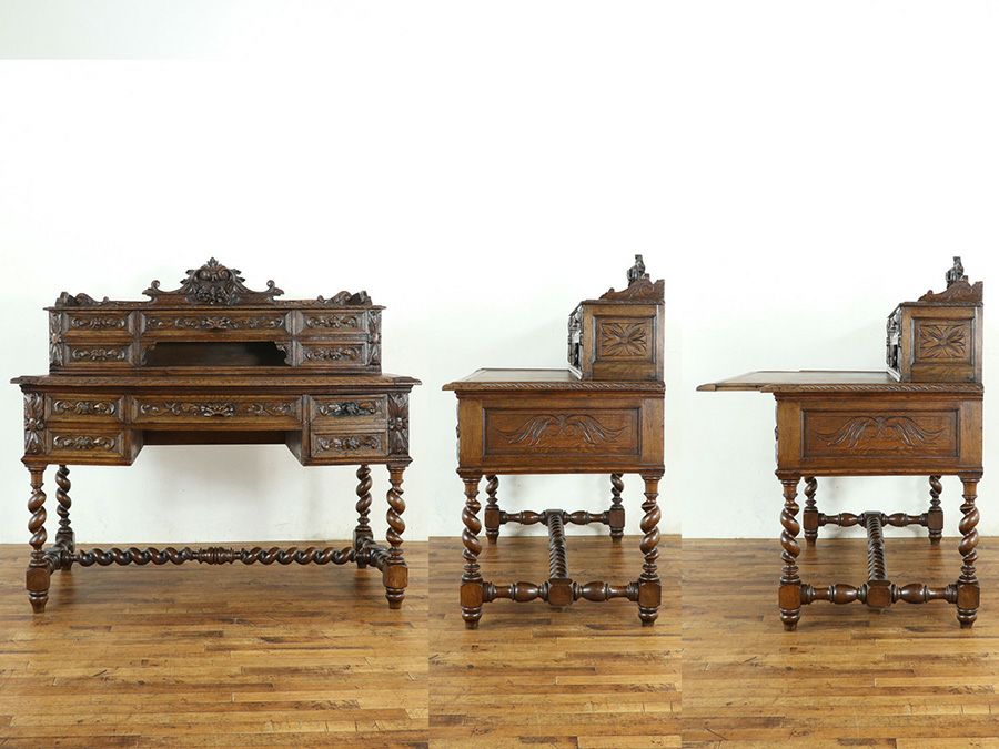 アンティーク家具 デスク 65292a