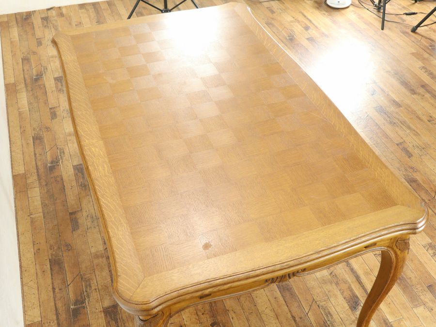 アンティークテーブル・チェア6脚セット 65233