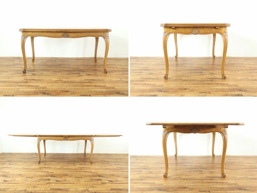 アンティークテーブル・チェア6脚セット 65233