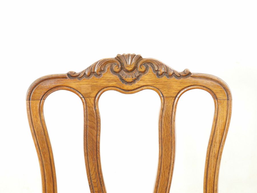 アンティークテーブル・チェア6脚セット 65233