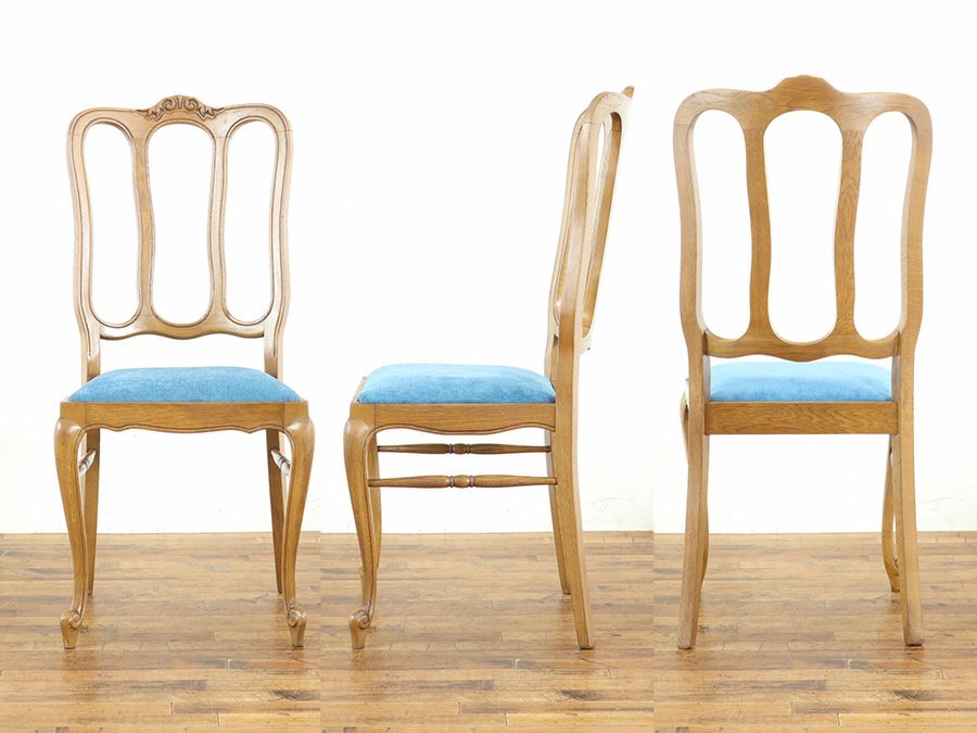 アンティークテーブル・チェア4脚セット 65264