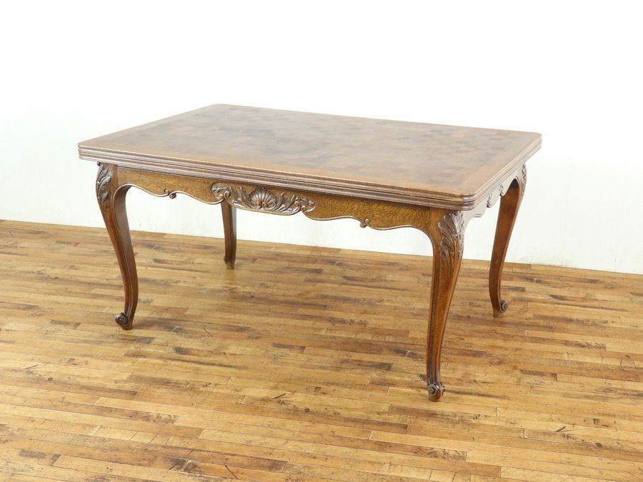 アンティークテーブル・チェア6脚セット 65206