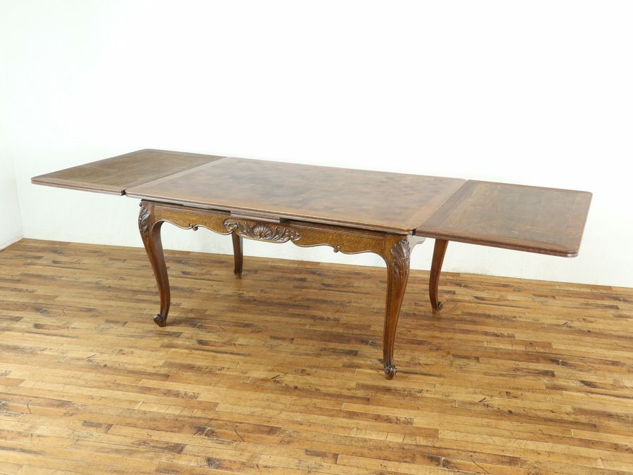 アンティークテーブル・チェア6脚セット 65206