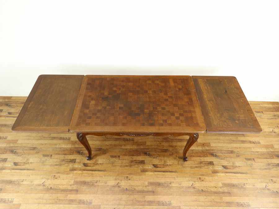 アンティークテーブル・チェア6脚セット 65206