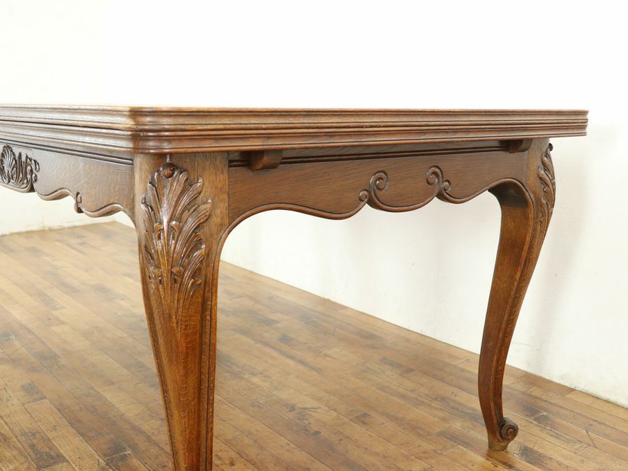 アンティークテーブル・チェア6脚セット 65206