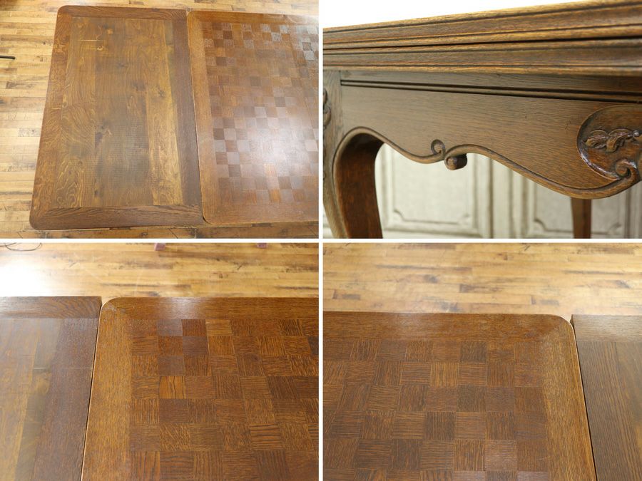 アンティークテーブル・チェア6脚セット 65206