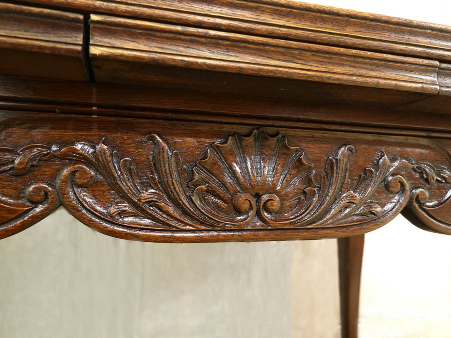 アンティークテーブル・チェア6脚セット 65206