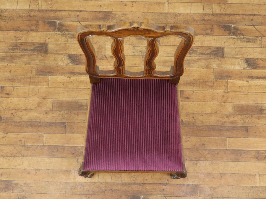 アンティークテーブル・チェア6脚セット 65206