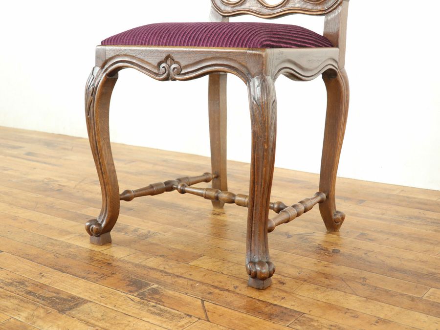 アンティークテーブル・チェア6脚セット 65206