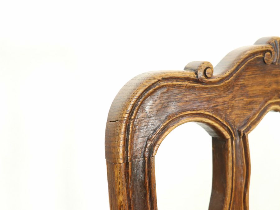 アンティークテーブル・チェア6脚セット 65206