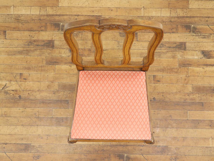 アンティーク張替済ダイニングチェア 65290