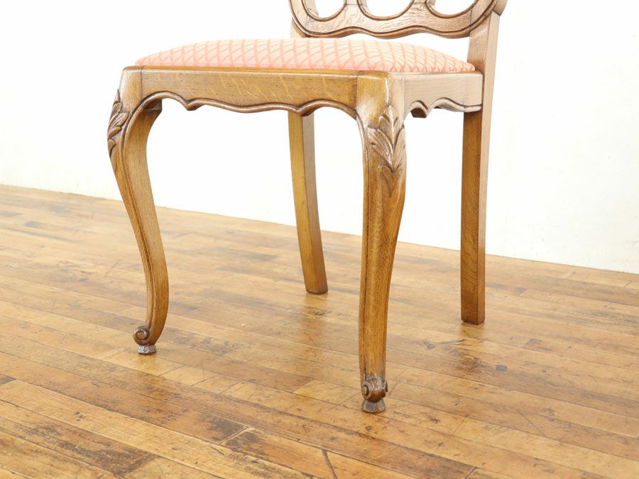 アンティーク張替済ダイニングチェア 65290