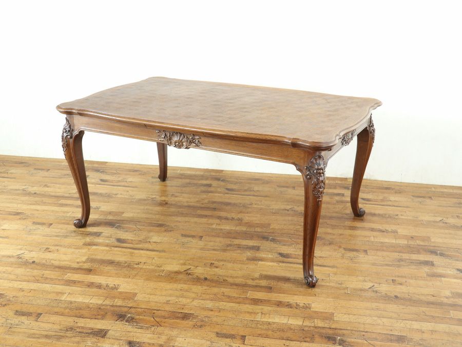 アンティークテーブル・チェア6脚セット 65202