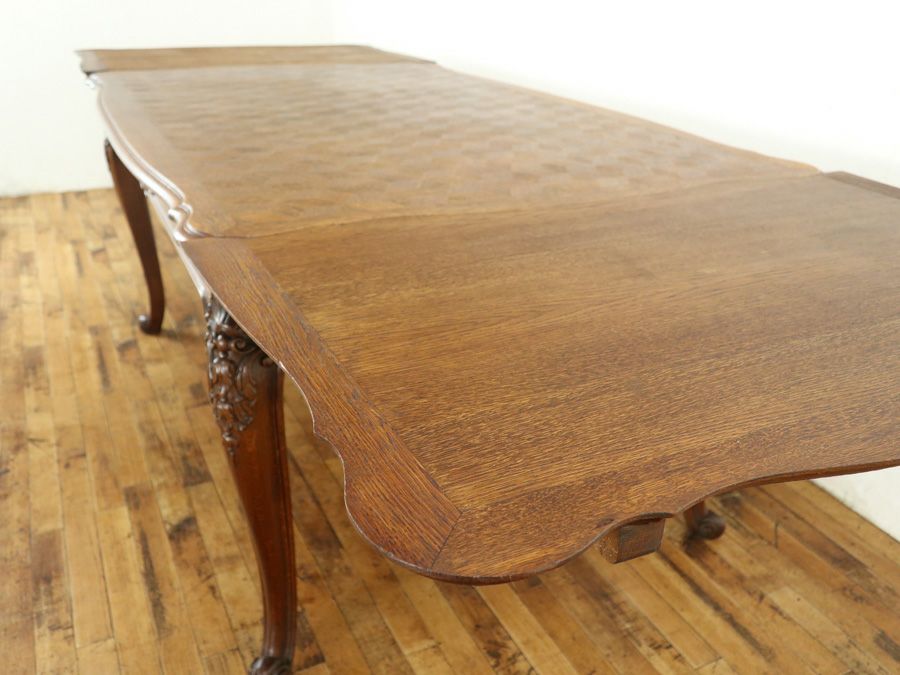 アンティークテーブル・チェア6脚セット 65202