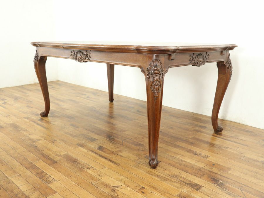 アンティークテーブル・チェア6脚セット 65202