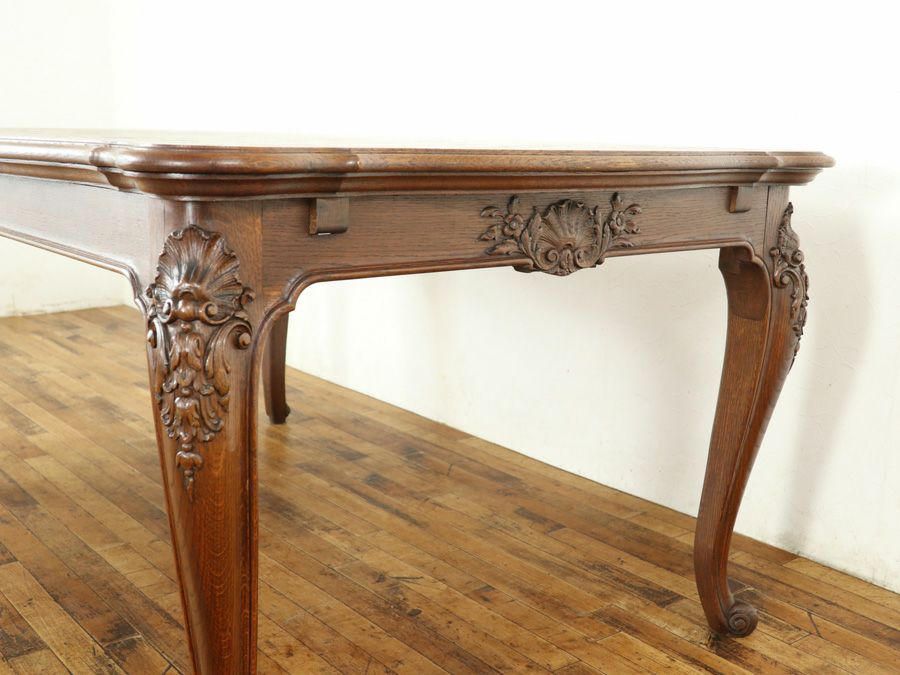 アンティークテーブル・チェア6脚セット 65202