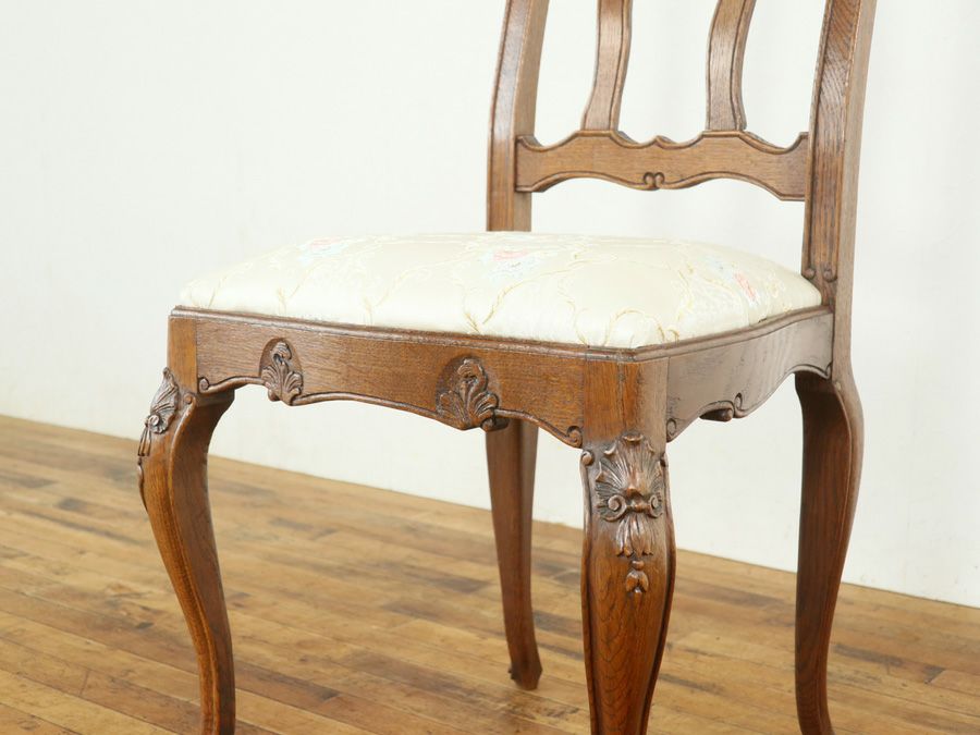 アンティークテーブル・チェア6脚セット 65202