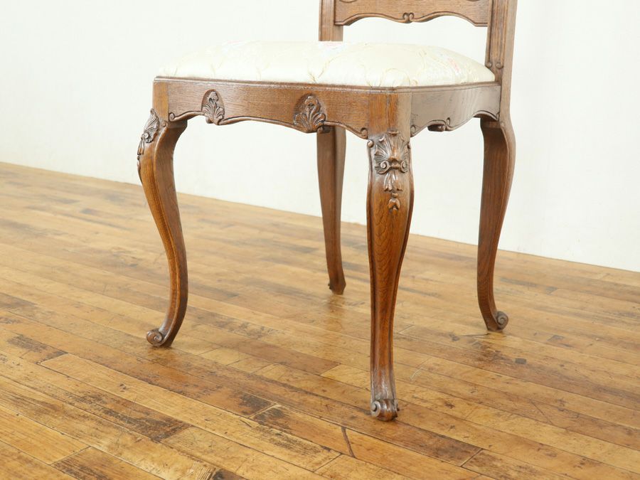 アンティークテーブル・チェア6脚セット 65202