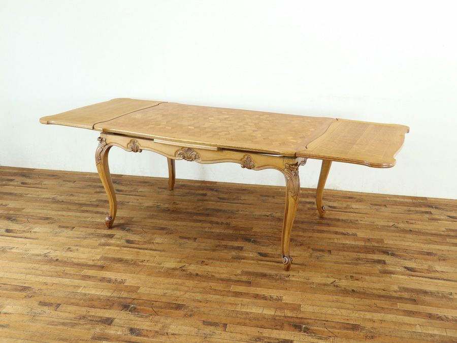 猫脚ドローリーフテーブル 65214a