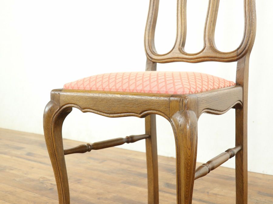 座面張り替え済 ダイニングチェア 65214b