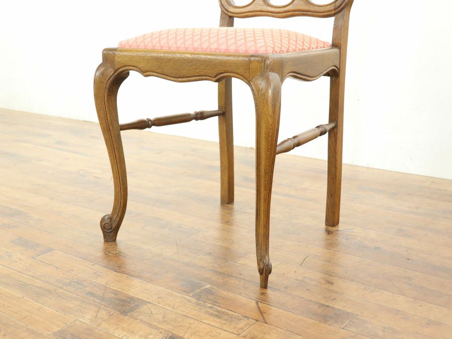 座面張り替え済 ダイニングチェア 65214b