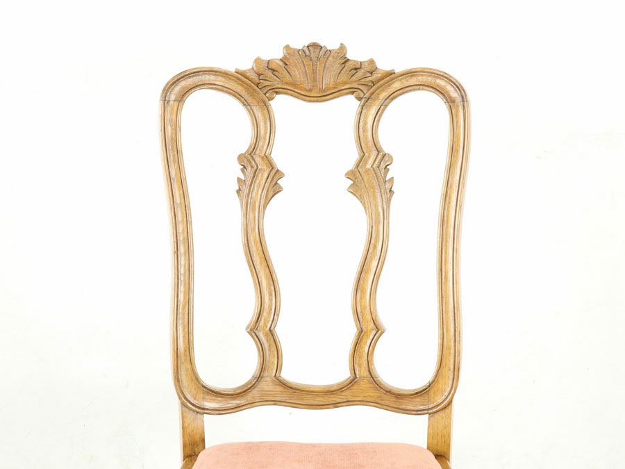 アンティーク 張替済ダイニングチェア 65323a