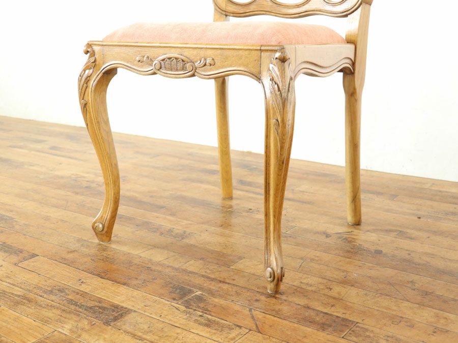 アンティーク 張替済ダイニングチェア 65323a