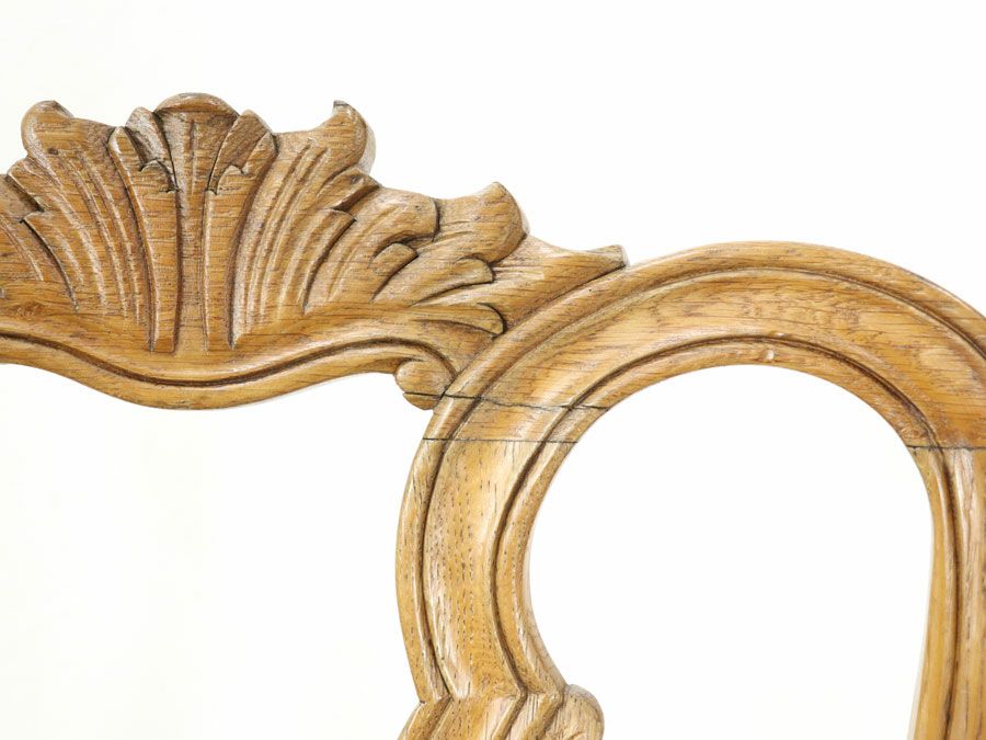 アンティーク 張替済ダイニングチェア 65323a