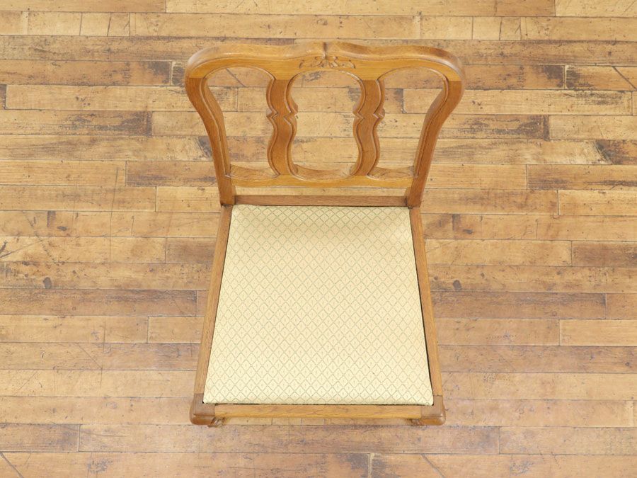 アンティーク 張替済ダイニングチェア 65300