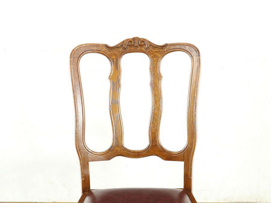 アンティーク 張替済ダイニングチェア 65243