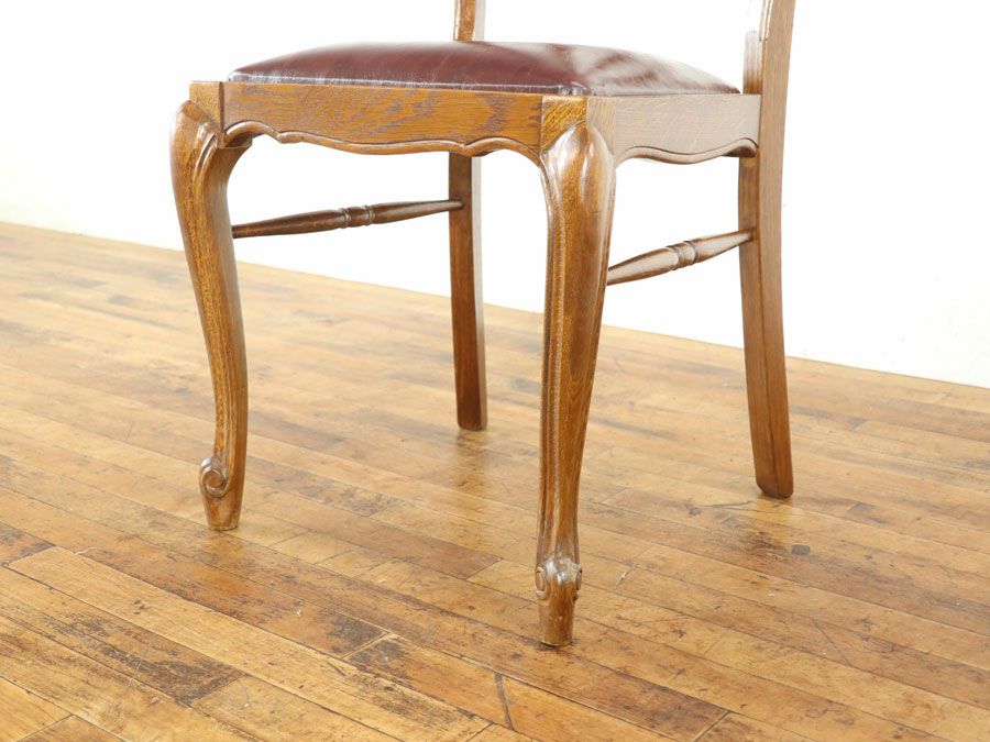 アンティーク 張替済ダイニングチェア 65243